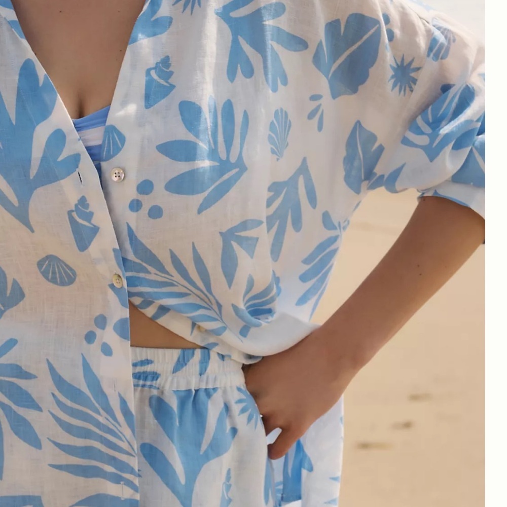 L*Space Rio Tunic Shirt in Hibiscus Bloom. Size XLarge. New With Tags. - Picture 13 of 14